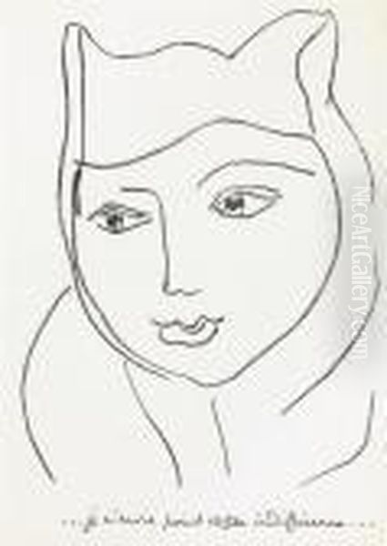 Marianna Alcaforado, Lettres Oil Painting by Henri Matisse