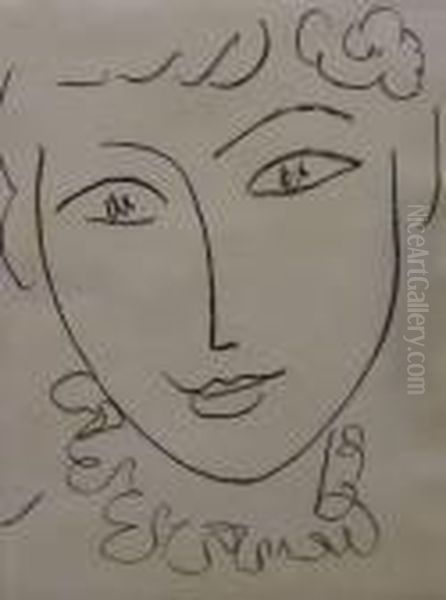 Tete De Femme Oil Painting by Henri Matisse