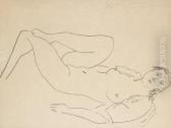 La Blouse Turque - Etude De Jambes (duthuit 459) Oil Painting by Henri Matisse