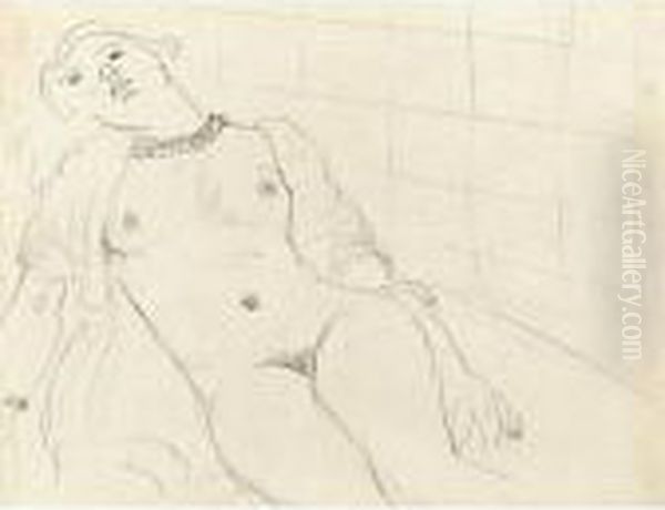 Nu (etude Pour Loulou) Oil Painting by Henri Matisse