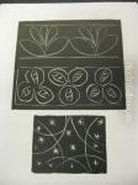 Three Decorative Linoleum Cuts. Oil Painting by Henri Matisse