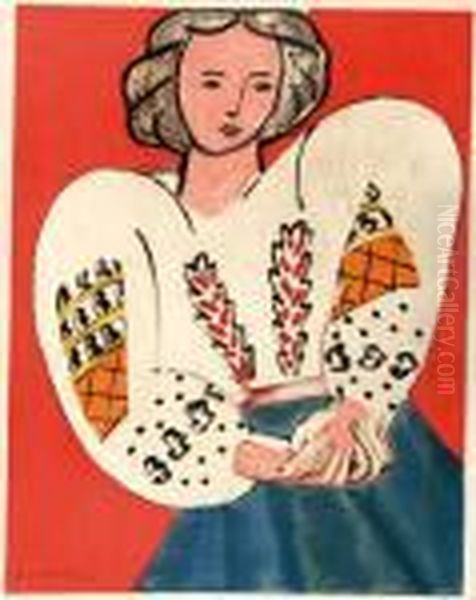 La Blouse Roumaine Oil Painting by Henri Matisse
