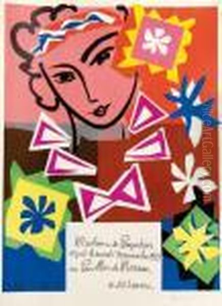 Madame De Pompadour / Recoit Le 
Mardi 20 Novembre 1951 / Au Pavillon De Marsan / A 22 Heures Oil Painting by Henri Matisse