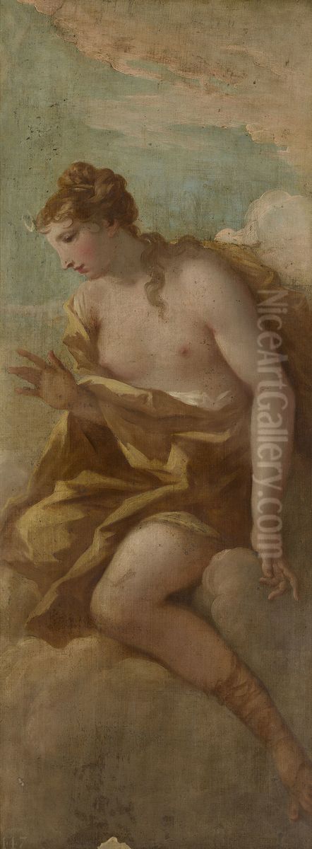 Diana Oil Painting by Giovanni Antonio Pellegrini
