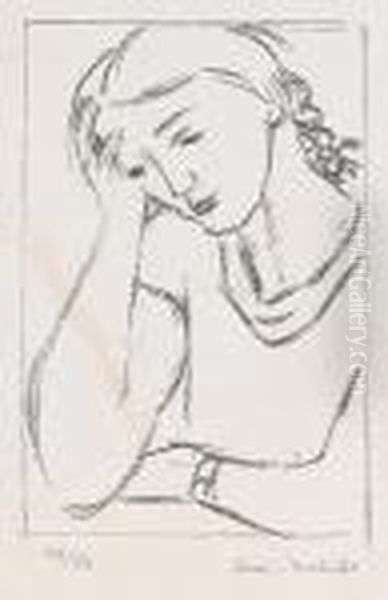 Lassitude Oil Painting by Henri Matisse