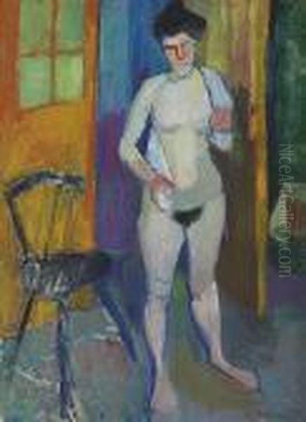 Nu A La Serviette Blanche Oil Painting by Henri Matisse