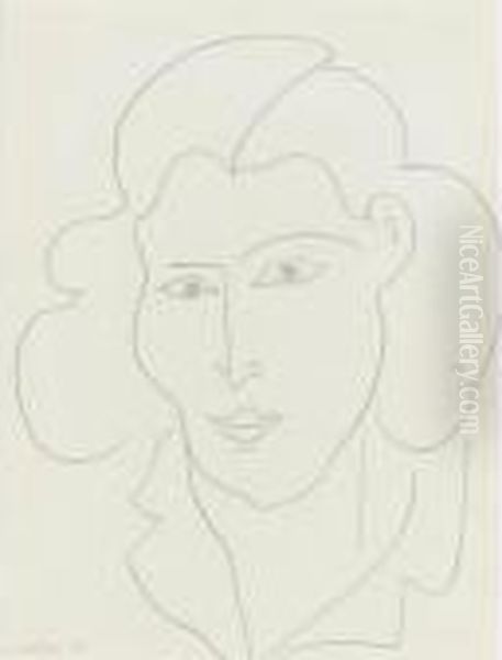 Portrait De Femme Oil Painting by Henri Matisse