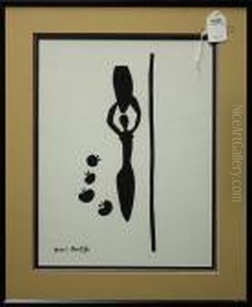 Figure With Basket Oil Painting by Henri Matisse