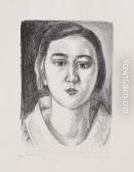 Jeune Fille Au Col D'organdi Oil Painting by Henri Matisse