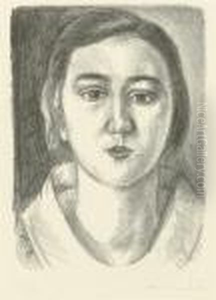 Jeune Fille Au Col D'organdi Oil Painting by Henri Matisse