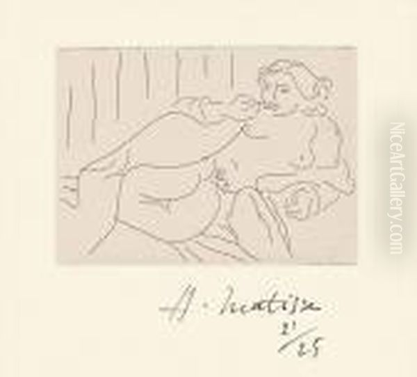 Liegender Akt Oil Painting by Henri Matisse