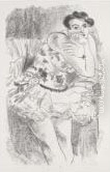 Danseuse Debout Accoudee Oil Painting by Henri Matisse