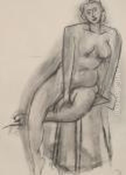 Femme Nue Assise Oil Painting by Henri Matisse