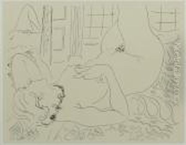 Femme Nue Sur Le Canape Oil Painting by Henri Matisse