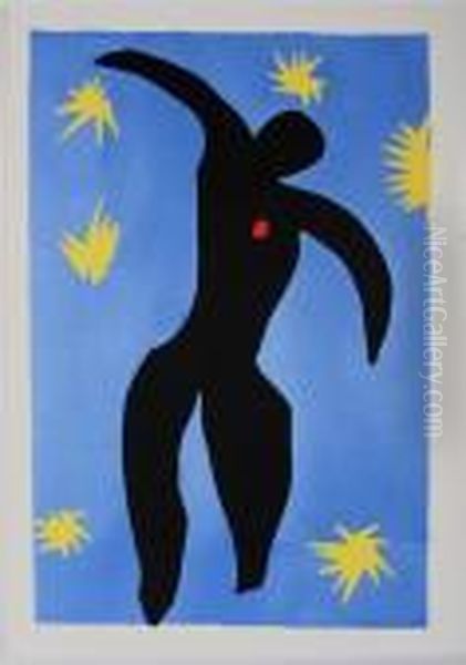 Icarus Oil Painting by Henri Matisse