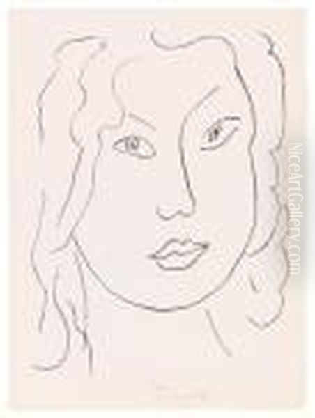 Tete De Femme Oil Painting by Henri Matisse