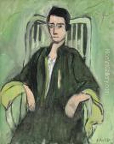 Renee, Harmonie Verte Oil Painting by Henri Matisse