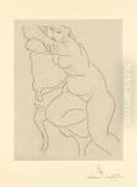 Nu Au Fauteuil Oil Painting by Henri Matisse