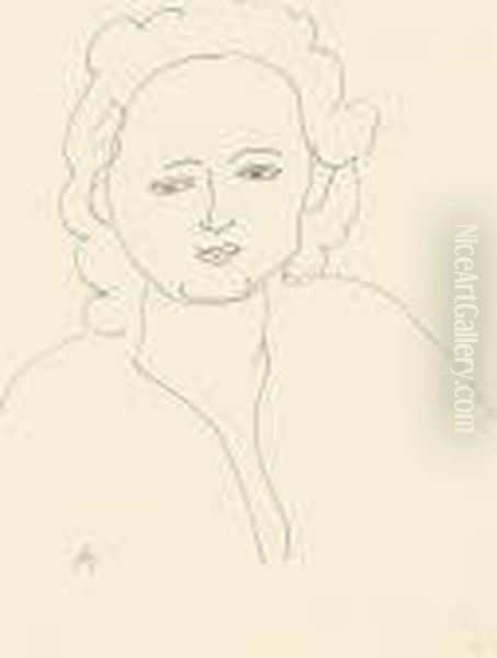 Buste De Femme Oil Painting by Henri Matisse