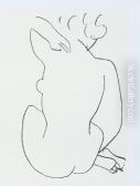 Femme Nue Assise Oil Painting by Henri Matisse