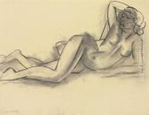 Grand Nu Oil Painting by Henri Matisse