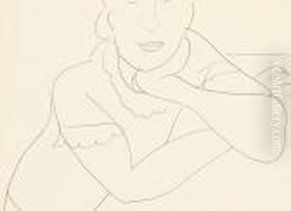 Femme Avec Bras Croises Oil Painting by Henri Matisse