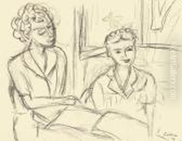 Femmes Lisant Oil Painting by Henri Matisse