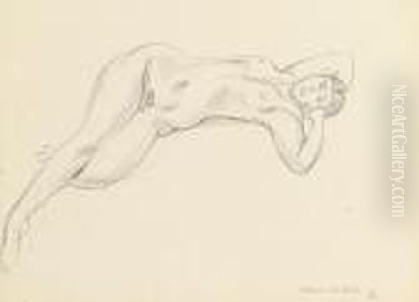 Nu Allonge Oil Painting by Henri Matisse
