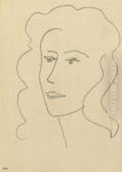 Tete De Femme Oil Painting by Henri Matisse