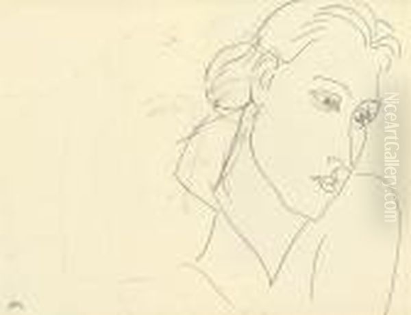 Tete, Regard De Cote Oil Painting by Henri Matisse