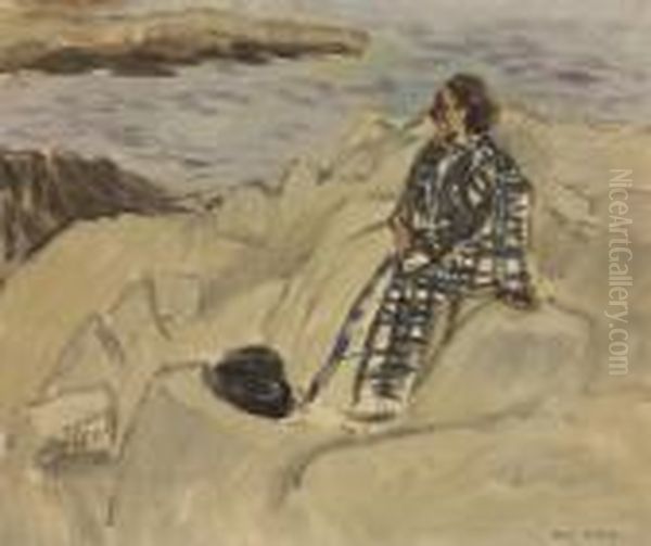 Marguerite Sur Les Roches A Antibes Oil Painting by Henri Matisse