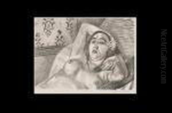 Le Repos Du Modele Oil Painting by Henri Matisse