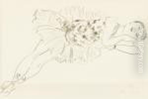 Danseuse Etendue, From Dix Danseuses (d. 488) Oil Painting by Henri Matisse