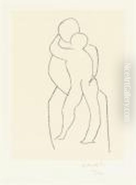 Vierge A L'enfant Debout (d. 650) Oil Painting by Henri Matisse