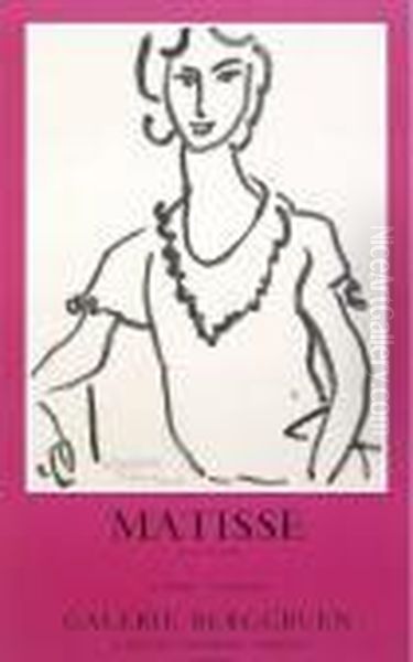 Galerie Berggruen Exhibition Poster Oil Painting by Henri Matisse