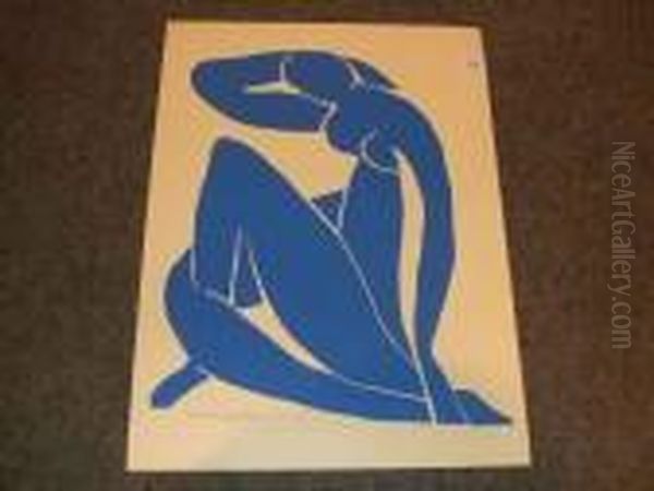 Nu Bleu Ii Oil Painting by Henri Matisse