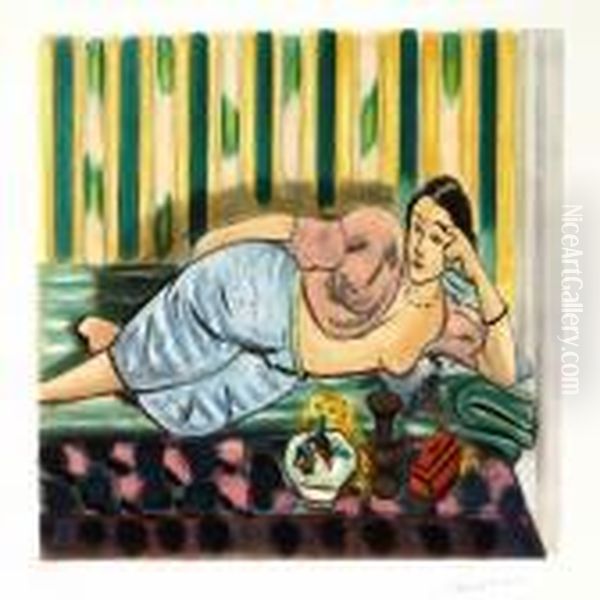Odalisque Au Coffretrouge Oil Painting by Henri Matisse