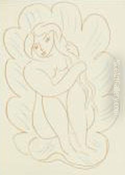 Poemes De Charles D'orleans (duthuit Books 28) Oil Painting by Henri Matisse