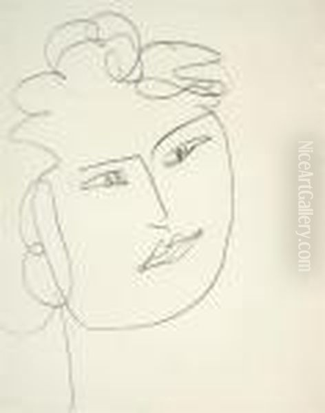 Eva V (d.-m. 633) Oil Painting by Henri Matisse