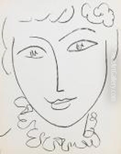 Portraits (duthuit 670) Oil Painting by Henri Matisse