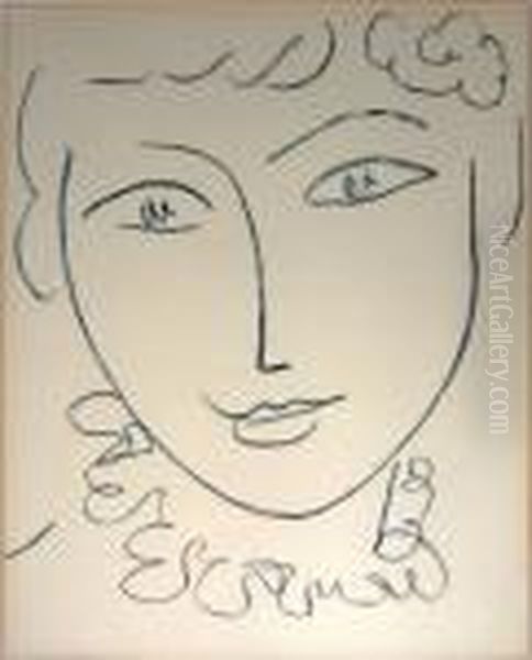 La Pompadour Oil Painting by Henri Matisse