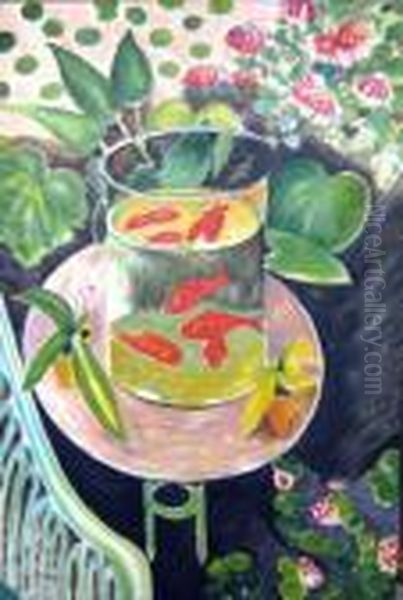 Still Life With Gold Fish Oil Painting by Henri Matisse