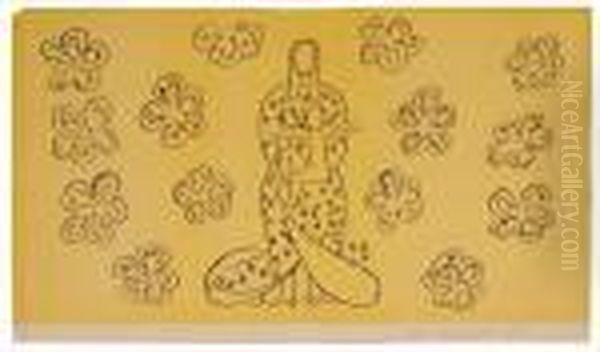 Vierge A L'enfant Debout Oil Painting by Henri Matisse