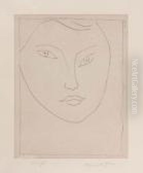 Portrait De Claude D. Oil Painting by Henri Matisse