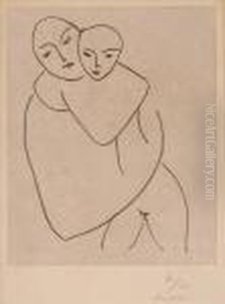 Vierge Et Enfant Oil Painting by Henri Matisse