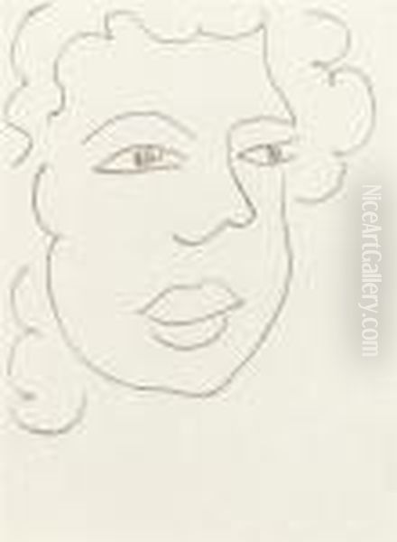 Poesies Antillaises: One Plate (see Duthuit 37) Oil Painting by Henri Matisse