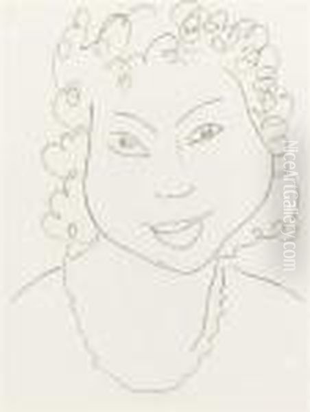 Poesies Antillaises: One Plate (see D. 37) Oil Painting by Henri Matisse