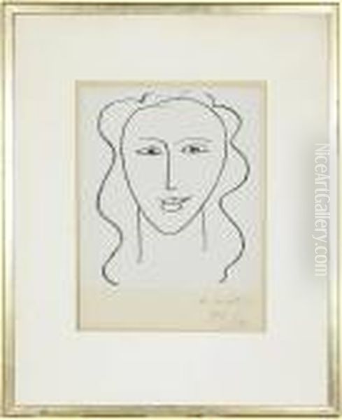 Visage Oil Painting by Henri Matisse
