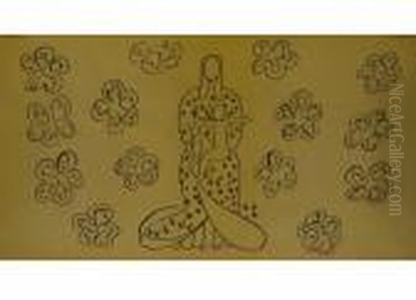 Vierge A L'enfant/ Frau Mit Kind Oil Painting by Henri Matisse