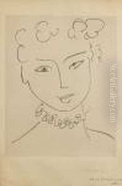 Etude Sur Le Theme De La Pompadour Oil Painting by Henri Matisse